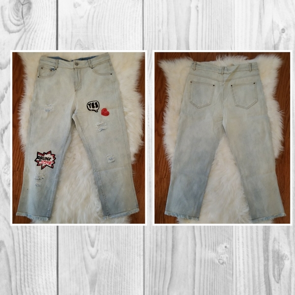 POL CROP NOVELTY JEANS - Picture 12 of 16